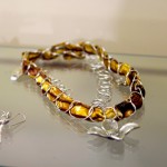 Necklace with sterling silver