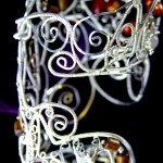 Art Bead Circle Beautiful Handcrafted Sterling Silver Bracelet