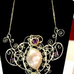 Art Bead Circle Handcrafted Sterling Silver Necklace