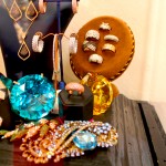 Necklaces, rings, and bracelets