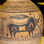 Indus Vallery Civiliation Ancient Pottery Bull