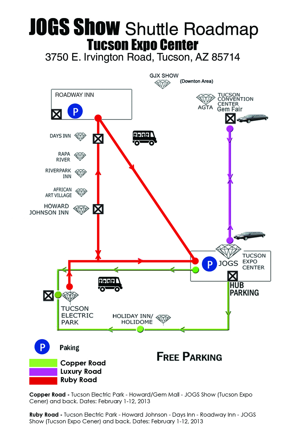JOGS Shuttle Roadmap